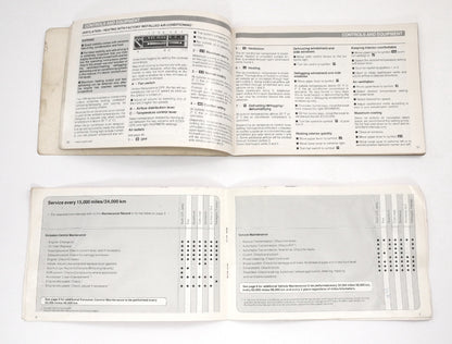 1987 87 Volkswagen VW Jetta MK2 Owners Manual Book ~ Genuine
