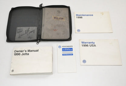 1996 VW Jetta Owners Manual Books & Case 93-99 VW Volkswagen Mk3 - Genuine -