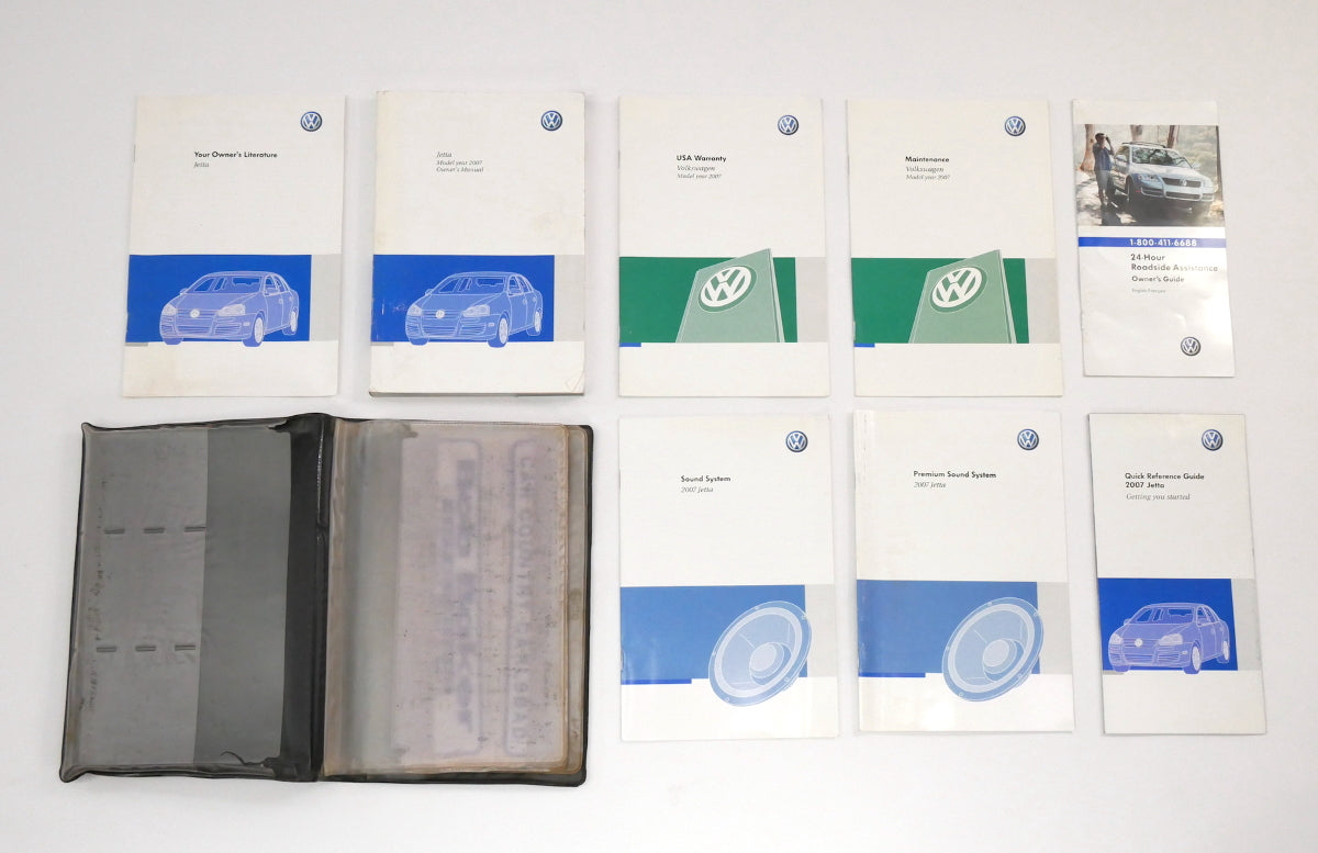 Owners Manual Operations Books 07 2007 VW Jetta MK5 - Genuine
