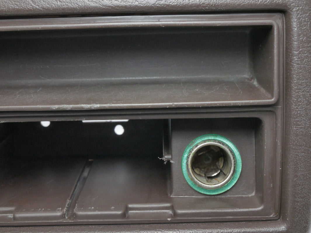 Dash Center Console 88-92 VW Jetta Golf GTI Mk2 - Brown - Genuine - 176 863 241