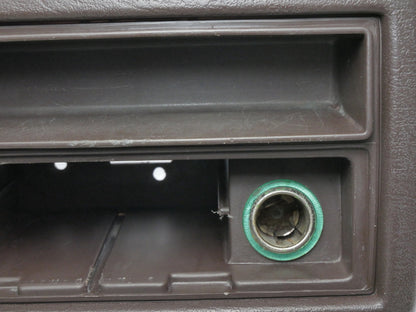Dash Center Console 88-92 VW Jetta Golf GTI Mk2 - Brown - Genuine - 176 863 241