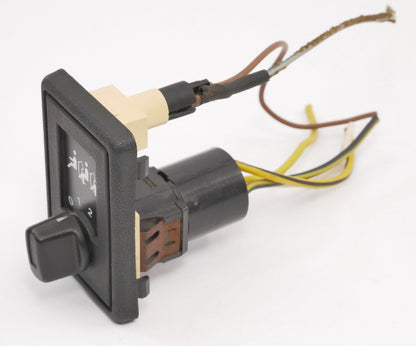 Rear Heater Blower Dash Fan Switch 80-91 VW Vanagon T3 ~ Genuine ~ 255 919 383