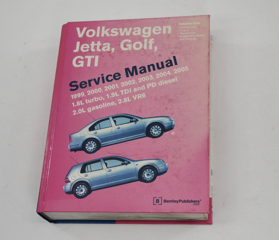 Official Bentley Repair Service Manual Book 99-05 VW Jetta Golf GTI MK4 Hardback