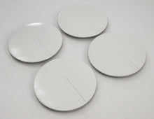 144mm White Wheel Center Hub Cap Set 85-93 VW Cabriolet Genuine - 191 601 149 C