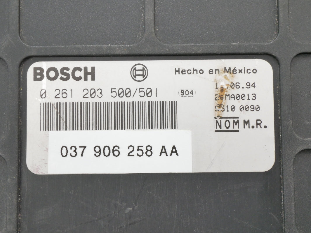 ECU ECM Engine Computer 93-95 VW Jetta Golf Cabrio MK3 2.0 ABA ~ 037 906 258 AA