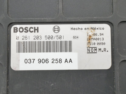 ECU ECM Engine Computer 93-95 VW Jetta Golf Cabrio MK3 2.0 ABA ~ 037 906 258 AA
