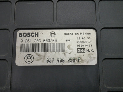 ECU ECM Engine Computer 93-95 VW Jetta Golf Cabrio MK3 2.0 ABA - 037 906 258 F