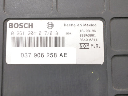 ECU ECM Engine Computer 1995 95 VW Jetta Golf Cabrio MK3 2.0 ABA 037 906 258 AE