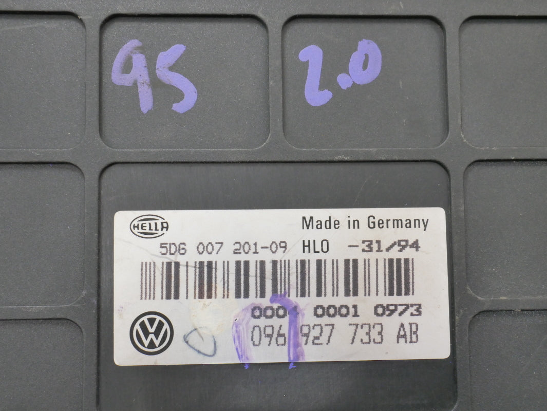 TCM TCU Transmission Computer 95-96 VW Jetta Golf Cabrio Mk3 - 096 927 733 AB