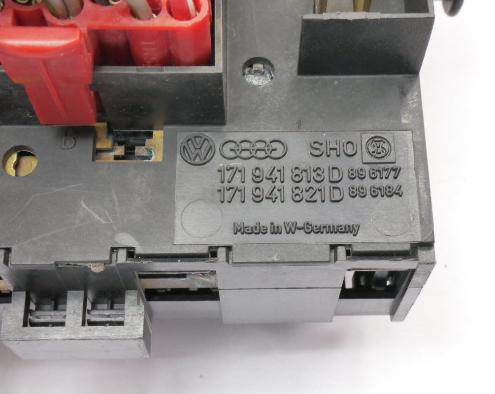 CE1 Fuse Block Box Fusebox Relays & Wiring 85-93 VW Cabriolet - 171 941 813 D