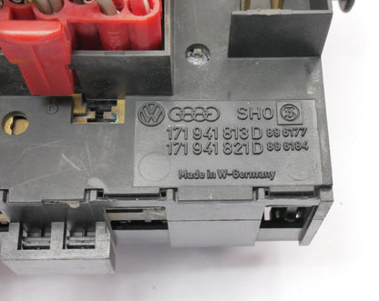 CE1 Fuse Block Box Fusebox Relays & Wiring 85-93 VW Cabriolet - 171 941 813 D