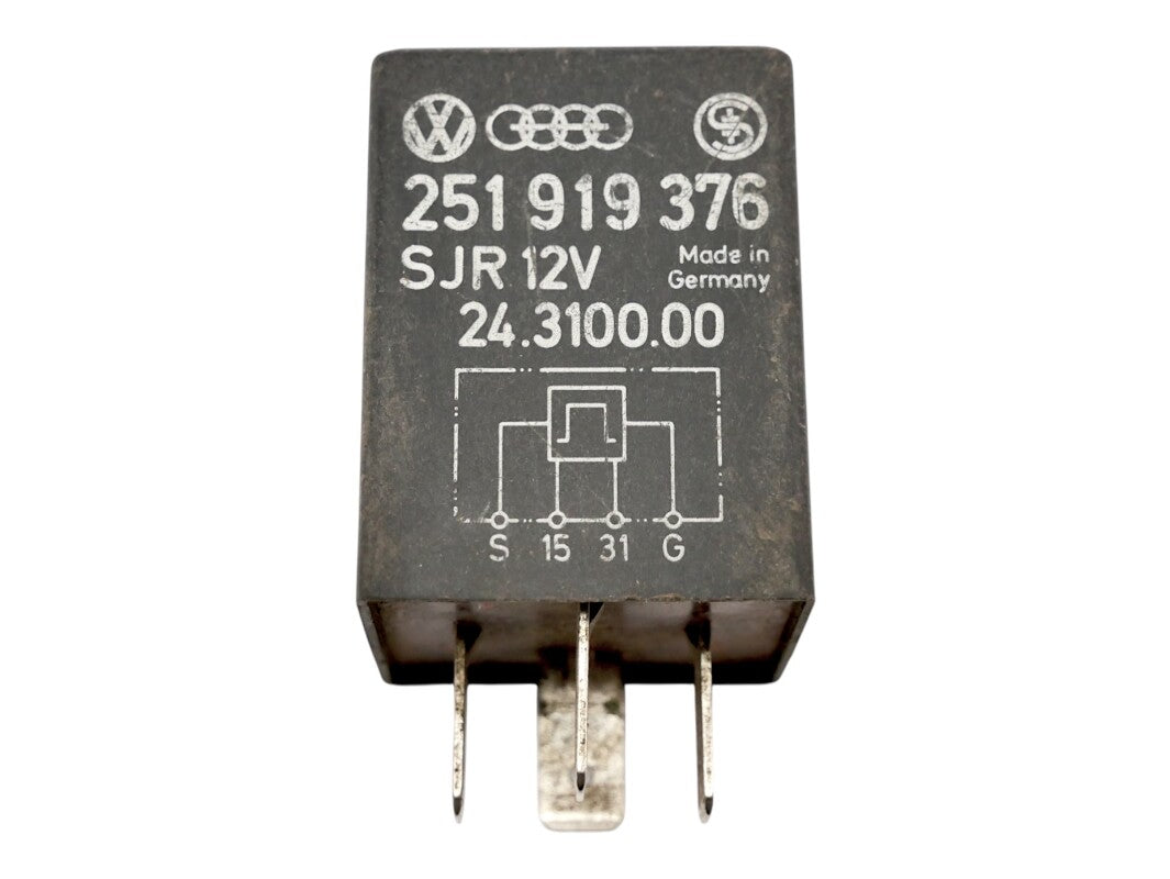Relay 43 Low Coolant Warning 80-91 VW Vanagon T3 - Genuine OEM - 251 919 376