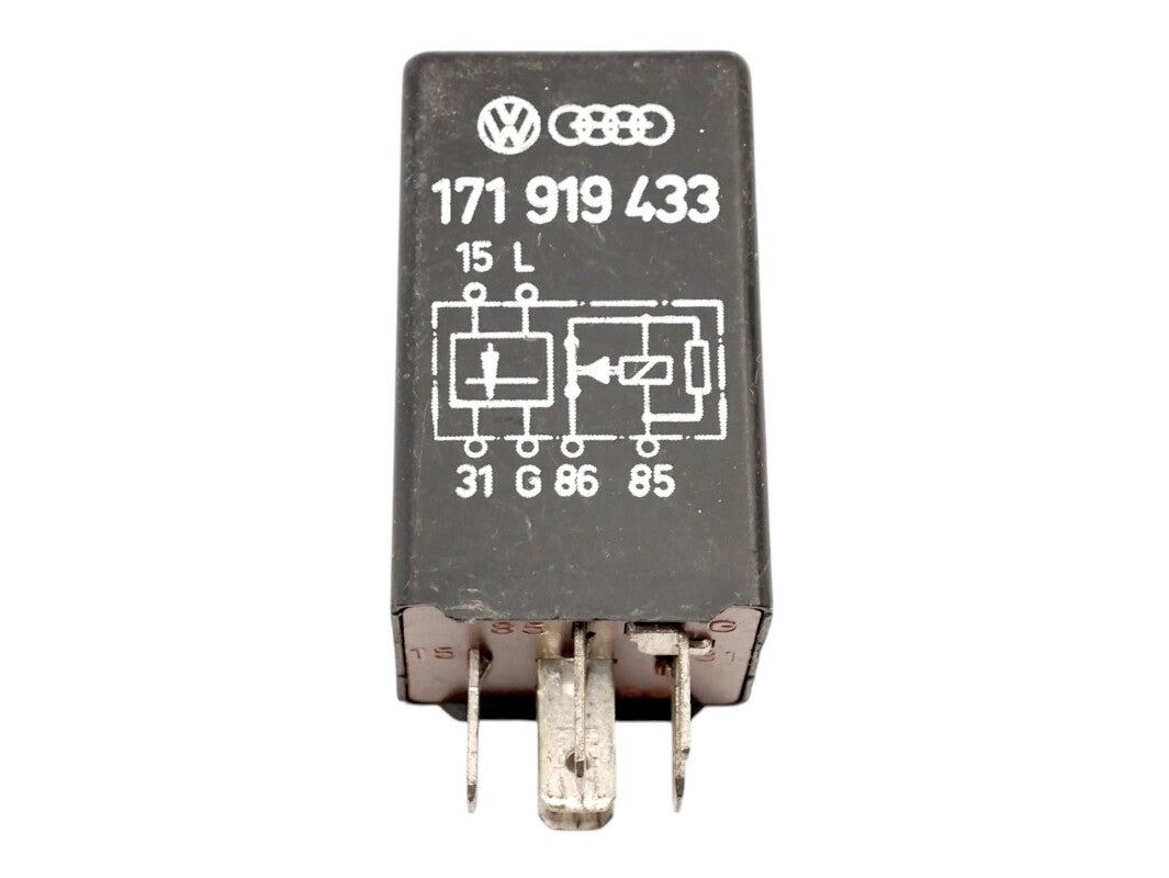 Seatbelt Warning Buzzer Relay 80-91 VW Vanagon T3 Rabbit Mk1 MK2 ~ 171 919 433 ~