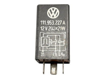 Flasher Relay VW Audi Beetle Bug Bus Vanagon Rabbit MK1 Genuine - 111 953 227 A