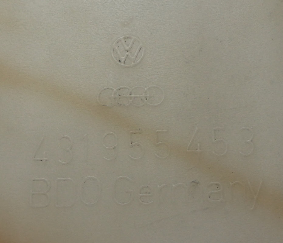 Washer Reservoir Tank 80-88 VW Rabbit Convertible Cabriolet MK1 . 431 955 453 .