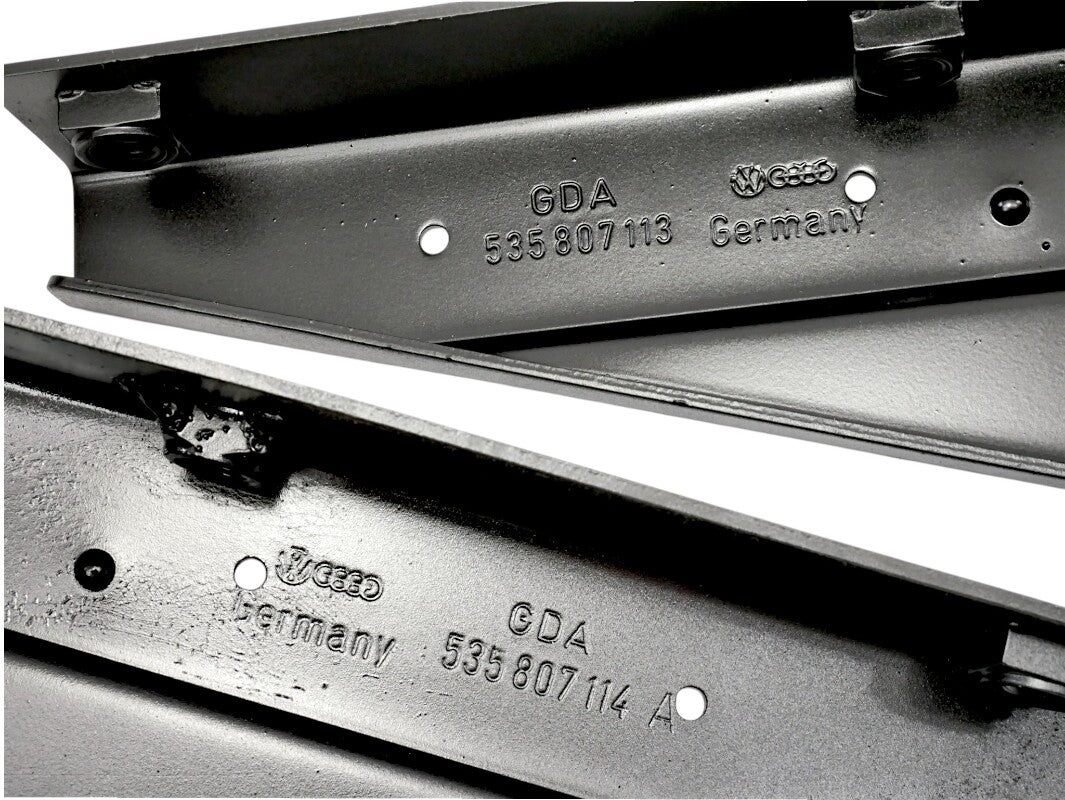 Front Bumper Mount Bracket Supports 90-94 VW Corrado - OEM - 535 807 113 / 114 A
