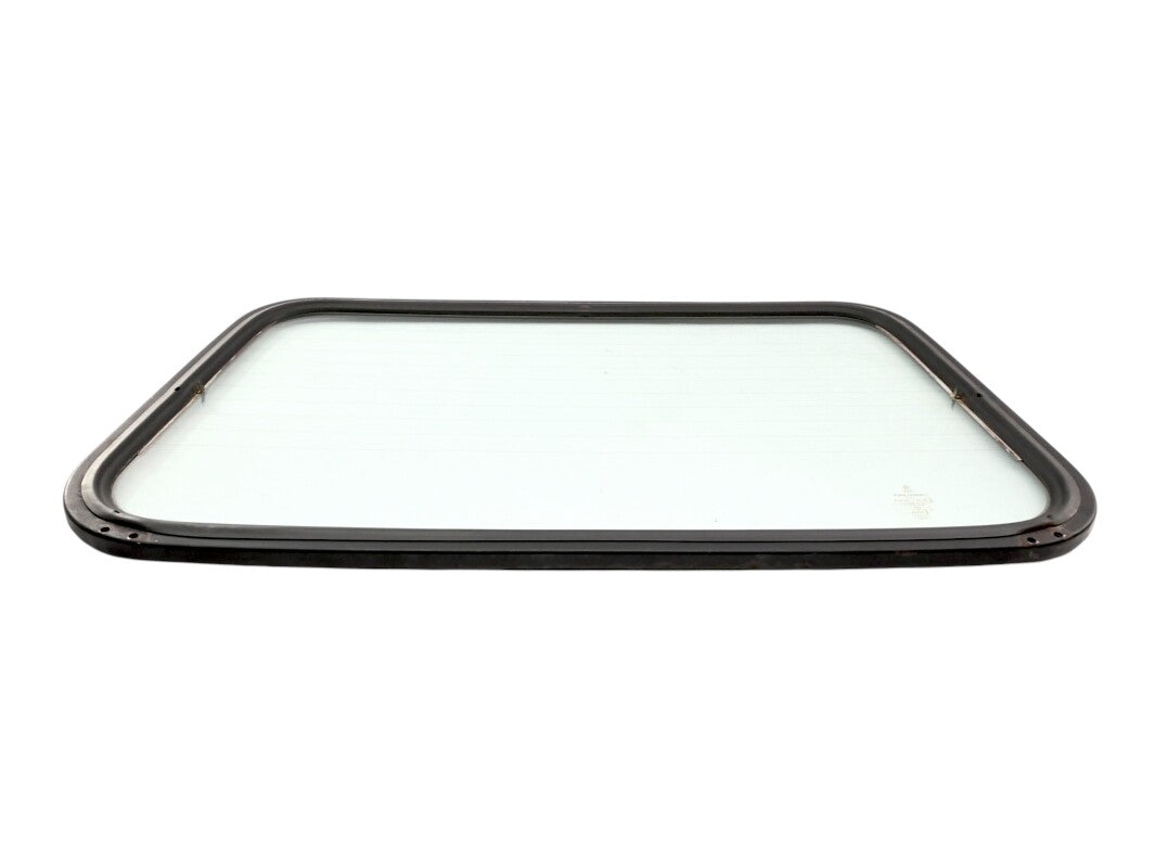 Convertible Top Rear Back Window Glass & Metal Frame 80-93 VW Rabbit Cabriolet