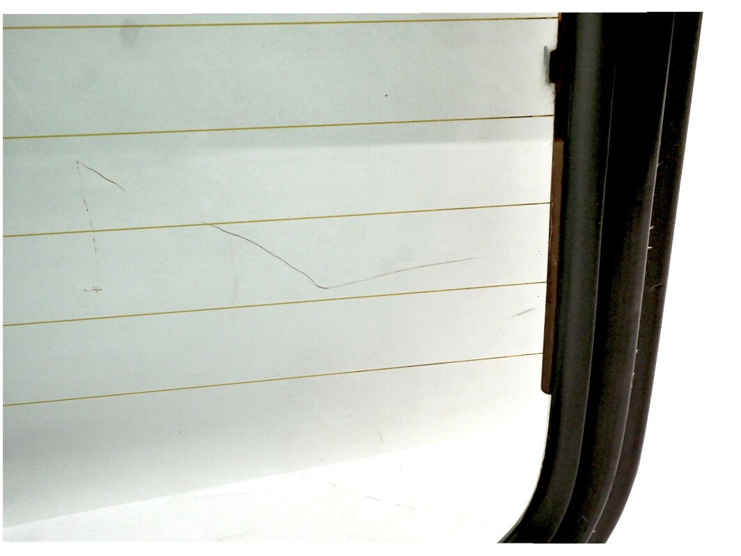 Convertible Top Rear Back Window Glass & Metal Frame 80-93 VW Rabbit Cabriolet