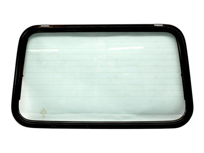Convertible Top Rear Back Window Glass & Metal Frame 80-93 VW Rabbit Cabriolet