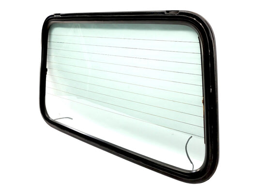 Convertible Top Rear Back Window Glass & Metal Frame 80-93 VW Rabbit Cabriolet -