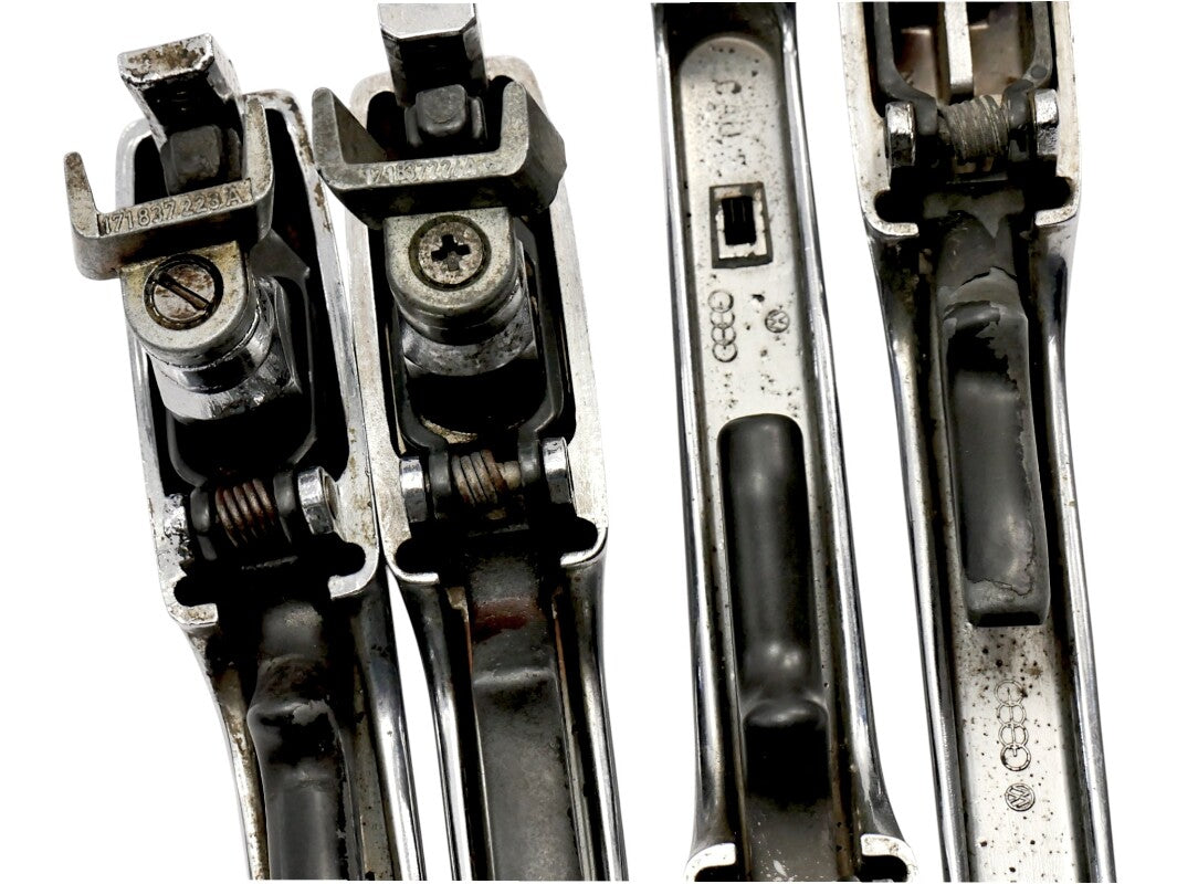 Set of 4 Chrome Door Handles 1975 VW Rabbit MK1 - 171 837 223 A / 224 A