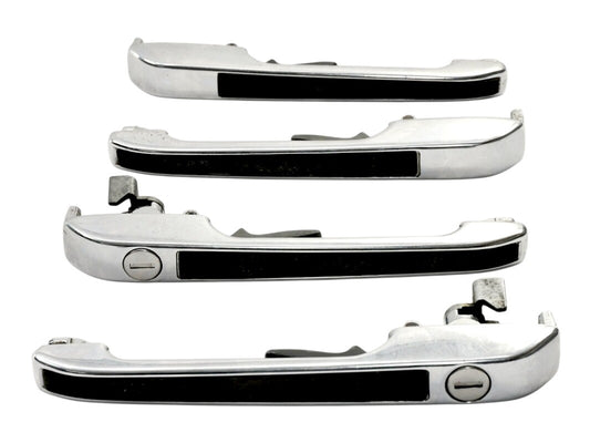 Set of 4 Chrome Door Handles 1975 VW Rabbit MK1 - 171 837 223 A / 224 A