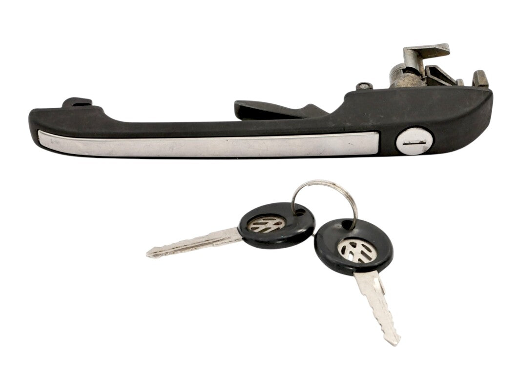 LH Front Exterior Door Handle With Keys 76-92 VW Jetta Rabbit Golf MK1 MK2 OEM