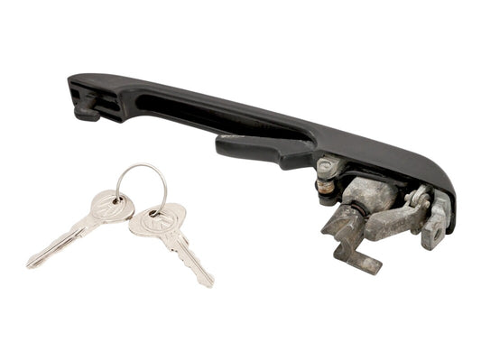 LH Front Exterior Door Handle With Keys 76-92 VW Jetta Rabbit Golf MK1 MK2 ~ OEM