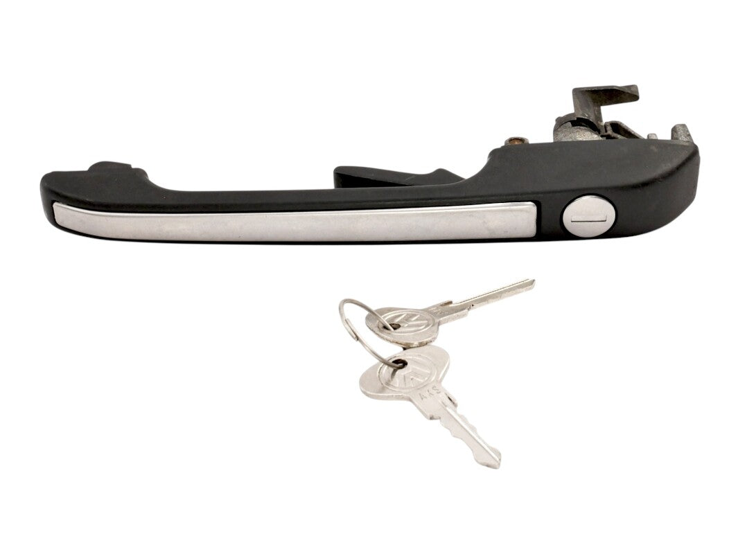 LH Front Exterior Door Handle With Keys 76-92 VW Jetta Rabbit Golf MK1 MK2 ~ OEM