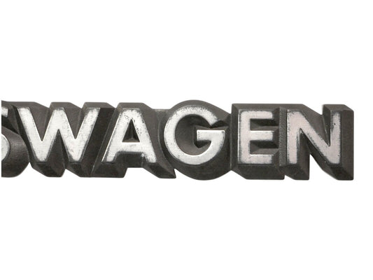 VOLKSWAGEN Trunk Emblem Badge 85-92 VW Jetta Golf MK2 Cabriolet - 321 853 685 C