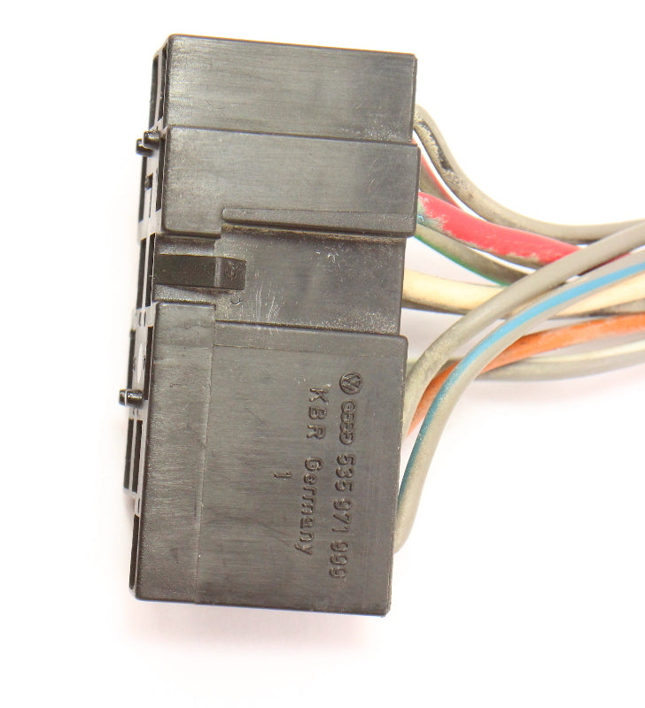 Headlight Switch Wiring Pigtail Plug 85-92 VW Jetta Golf MK2 - 535 971 999