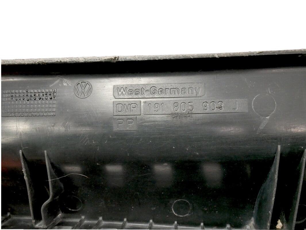 RH Big Bumper Lower Lip Spoiler 88-92 VW Jetta Golf MK2 Genuine - 191 805 903 J