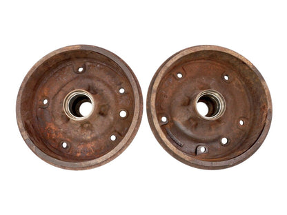 Front Brake Drums 68-70 VW Bus Type 2 Wide Five Aircooled Genuine 211 405 615 C