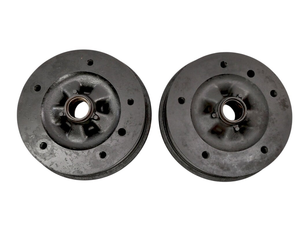 Front Brake Drums 68-70 VW Bus Type 2 Wide Five Aircooled Genuine 211 405 615 C