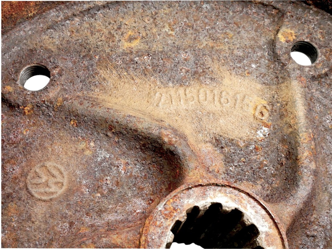 Rear Brake Drums 68-70 VW Bus Type 2 Wide Five Aircooled Genuine - 211 405 615 G