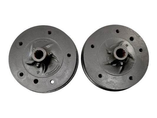 Rear Brake Drums 68-70 VW Bus Type 2 Wide Five Aircooled Genuine - 211 405 615 G