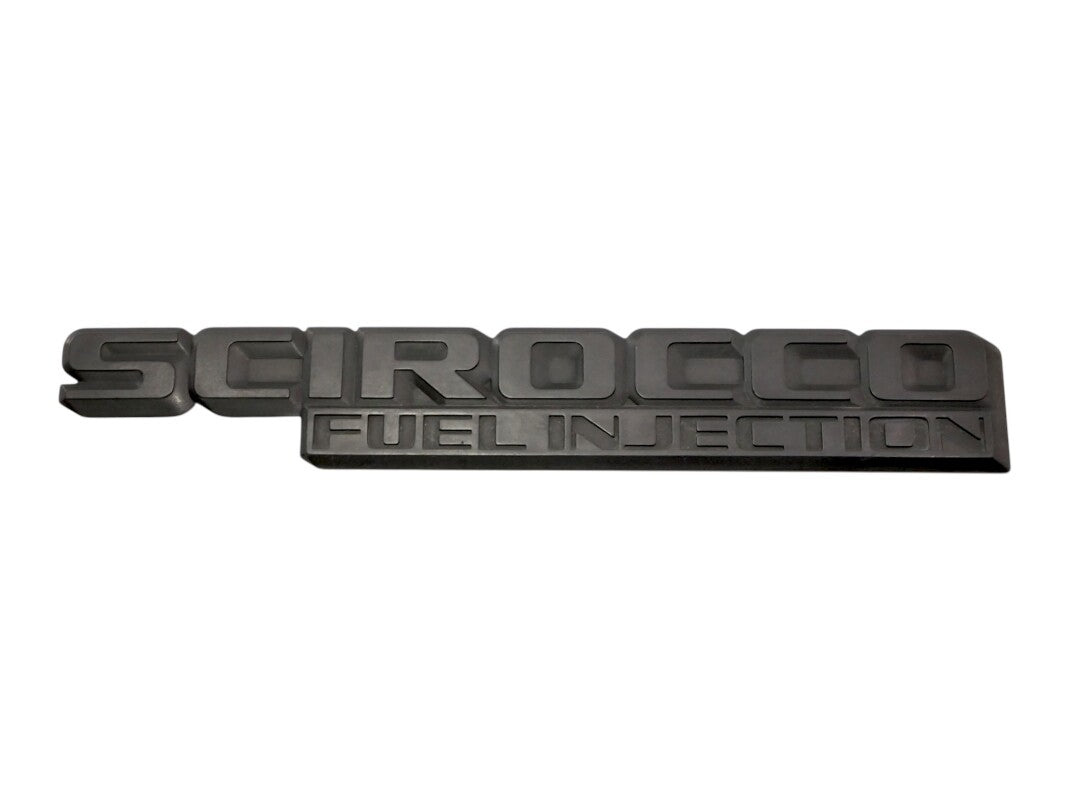 Emblem Badge Trunk Hatch 75-81 VW Scirocco MK2 Fuel Injection OEM 533 853 687 H