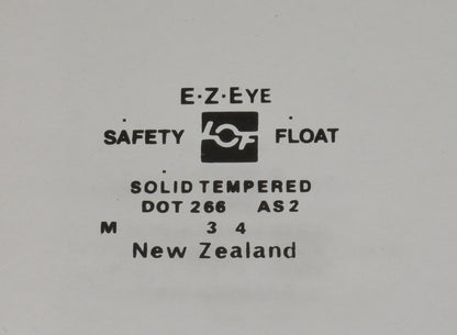 RH Front Side Window Door Exterior Glass 85-87 VW Jetta Golf 4DR Mk2 - Genuine