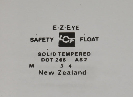 RH Front Side Window Door Exterior Glass 85-87 VW Jetta Golf 4DR Mk2 - Genuine