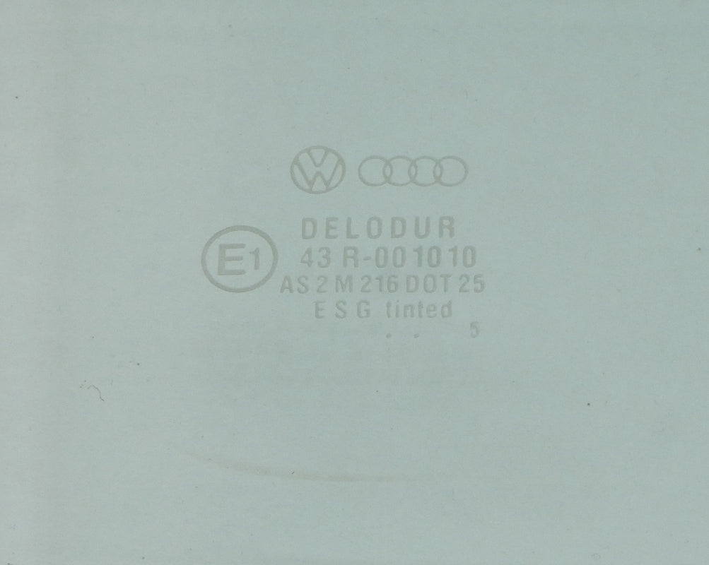 RH Front Side Window Door Exterior Glass 85-87 VW Jetta Golf 4DR Mk2 ~ Genuine