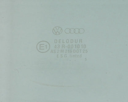 RH Front Side Window Door Exterior Glass 85-87 VW Jetta Golf 4DR Mk2 ~ Genuine