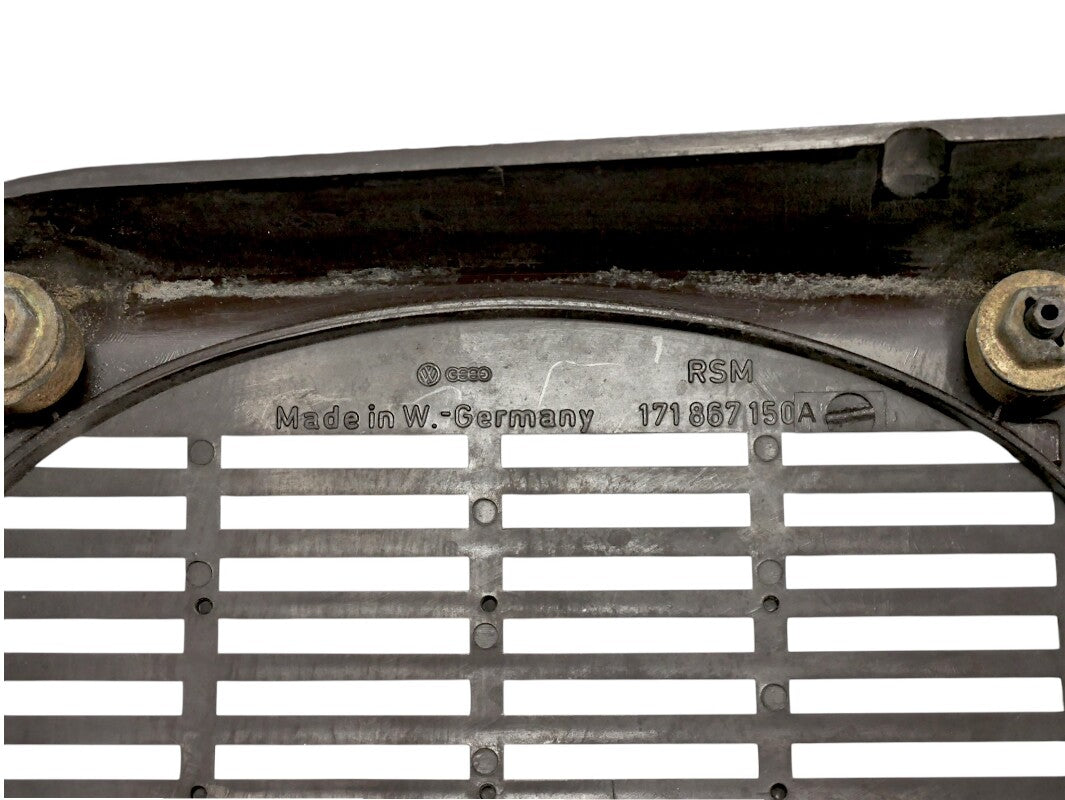 RH Speaker Grille Cover 85-87 VW Rabbit Cabriolet & Jetta MK1 - 171 867 150 A