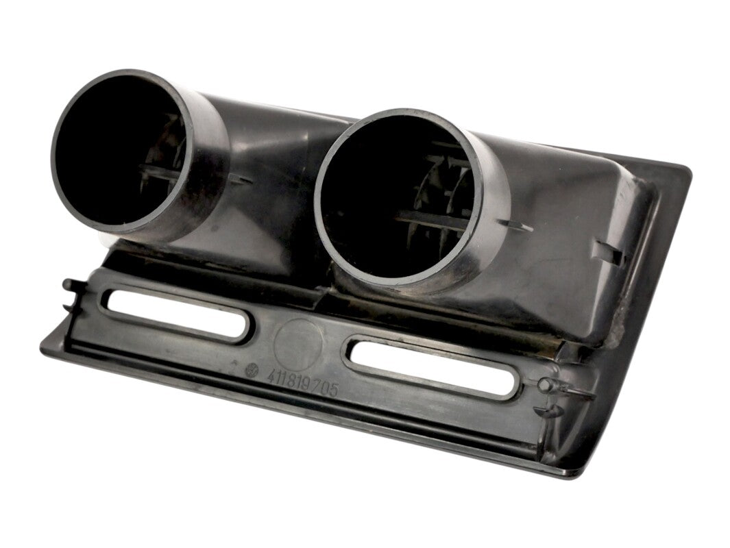 Center Dash Interior Air Vent 1972 VW 412 - Black - Genuine - 411 819 705