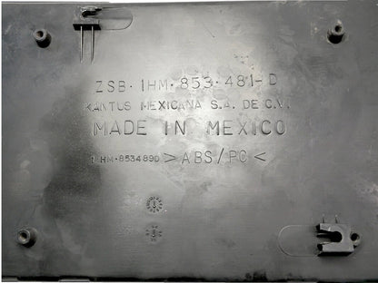 Rear Hatch License Plate Holder Mount Trim 93-99 VW Golf GTI MK3 ~ 1HM 853 481 D