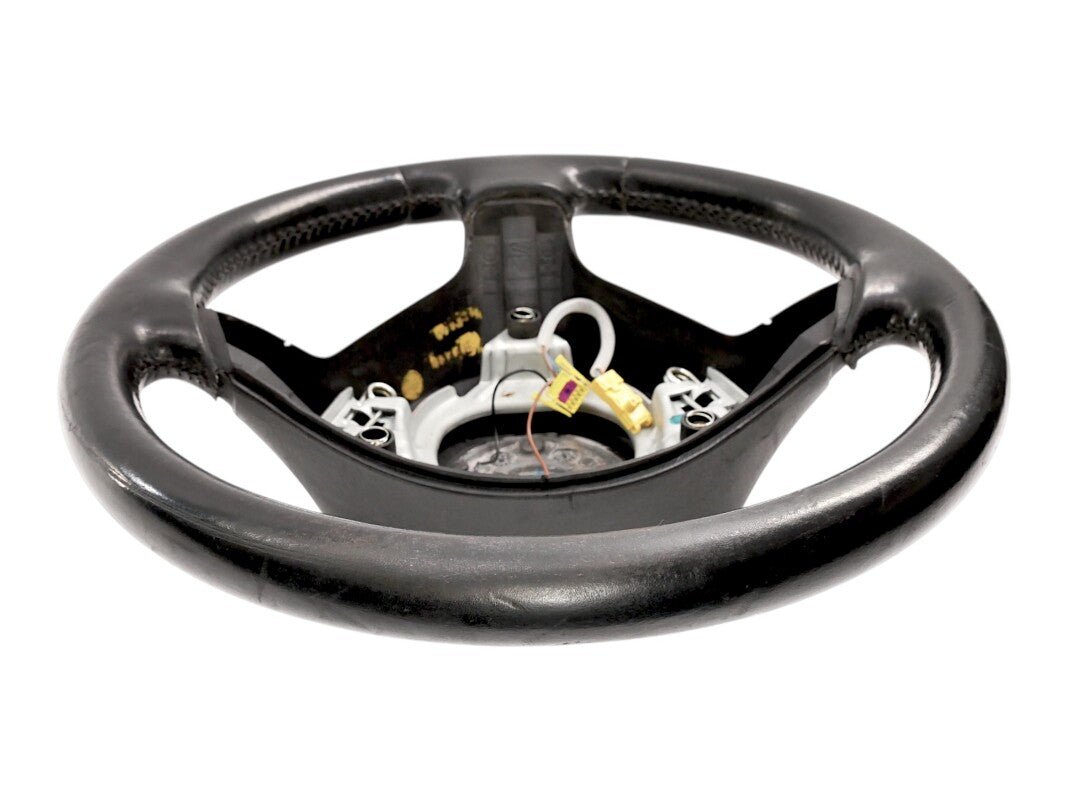 Black Leather 3 Spoke Sport Steering Wheel 99-05 VW Jetta GTI MK4 - Genuine OEM