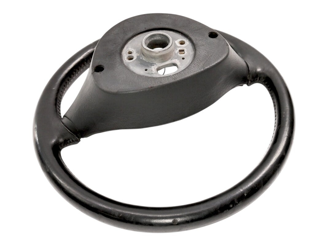 Black Leather 3 Spoke Sport Steering Wheel 99-05 VW Jetta GTI MK4 - Genuine OEM