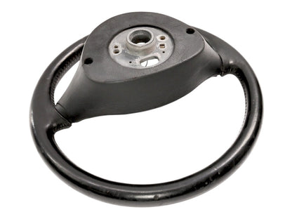 Black Leather 3 Spoke Sport Steering Wheel 99-05 VW Jetta GTI MK4 - Genuine OEM