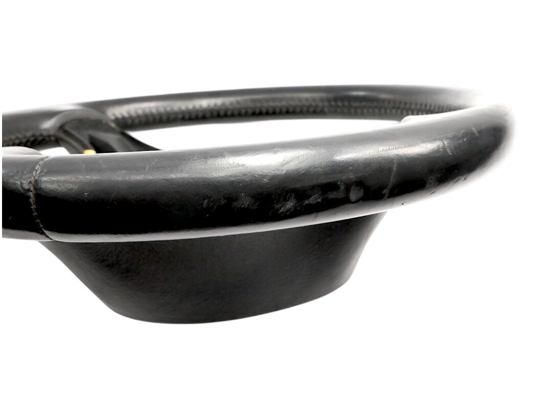 Black Leather 3 Spoke Sport Steering Wheel 99-05 VW Jetta GTI MK4 - Genuine OEM