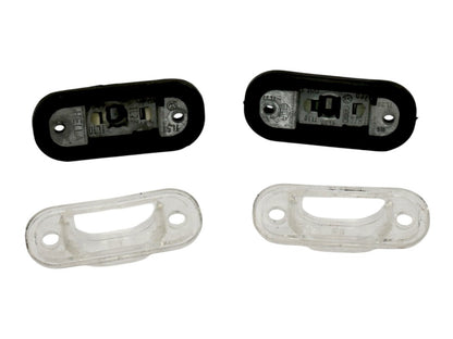 License Plate Light Lamps 80-91 VW Vanagon T3 Genuine OEM Hella - 411 943 191 A