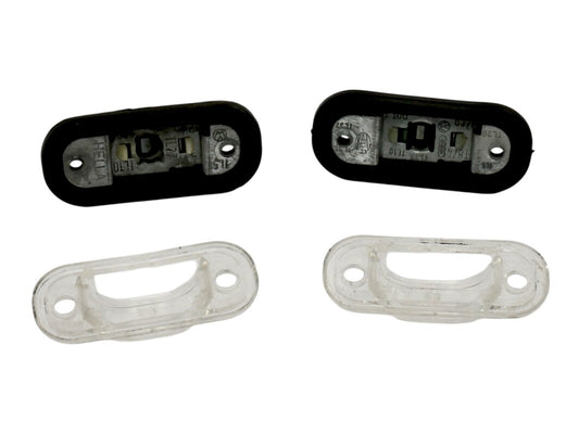 License Plate Light Lamps 80-91 VW Vanagon T3 Genuine OEM Hella - 411 943 191 A